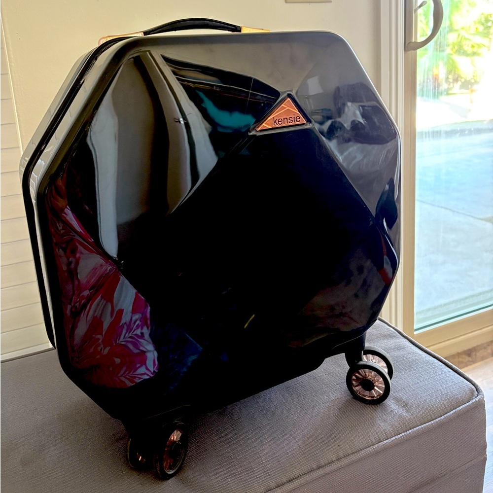 Kenzie Gemstone carry-on and train case